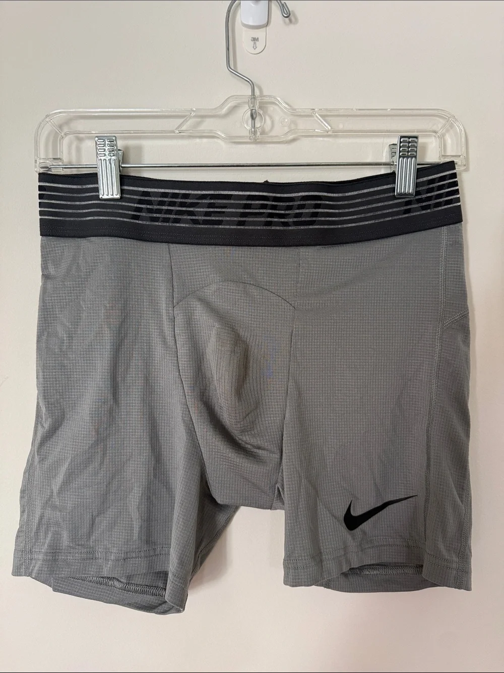 Nike Pro Men’s Gray Compression Shorts